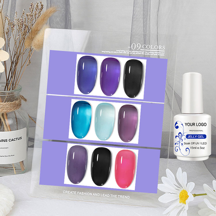 90 rəng buz jelly gel cilası