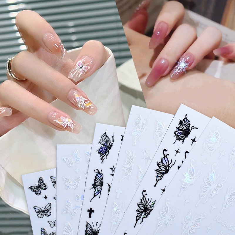Kəpənək Nail Art Stickers