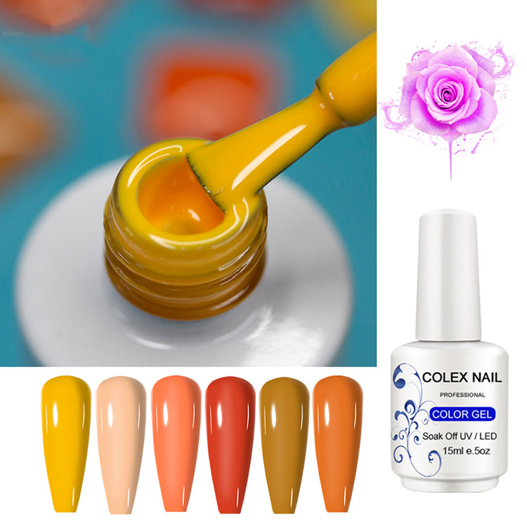 Uv gel tipli təmiz rəngli gel cilalı